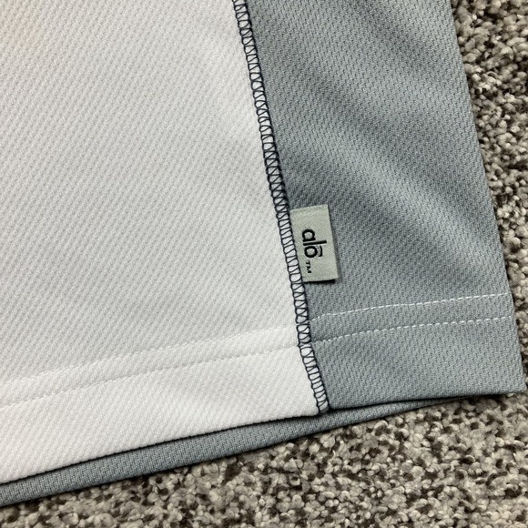 Alo Matrix Shirt Mens Large CoolFit Athletic Performance Polyester Tee - Picture 3 of 11